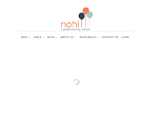 Tablet Screenshot of nohikids.com